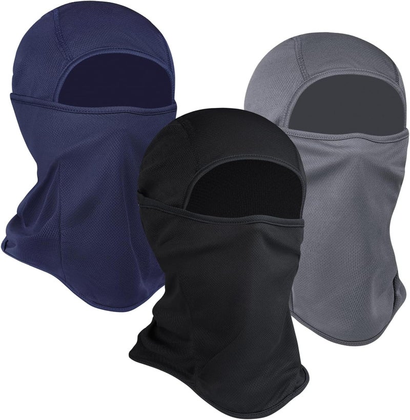 Sclzoed 3 Pieces Balaclava Ski Mask -Winter Full Face Mask for Men Women Windproof Weather Outdoors Cover for Men Women Boys Girls - Image 1